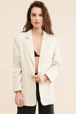 AFRM The Agnes Oversized Denim Blazer