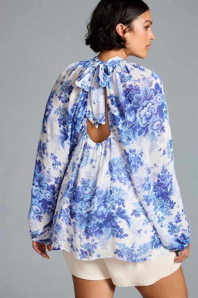 Maeve Sheer Tunic Blouse #1