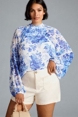 よよ_アパルトモン Dolmansleeve Sheer Blouse L'appartement Dolmansleeve Sheer Blouse