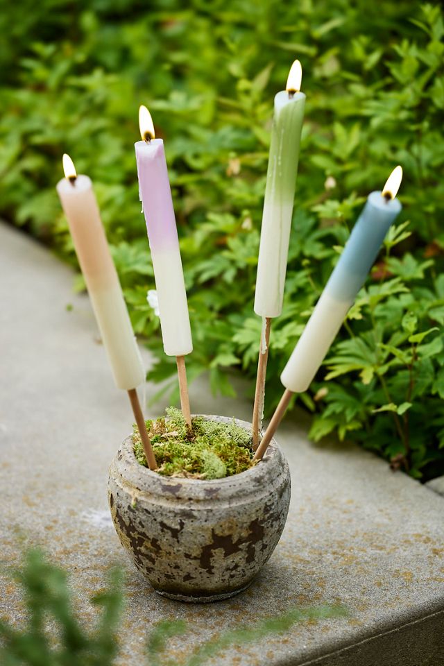 Ombre Citronella Torch Candle, Blue #1
