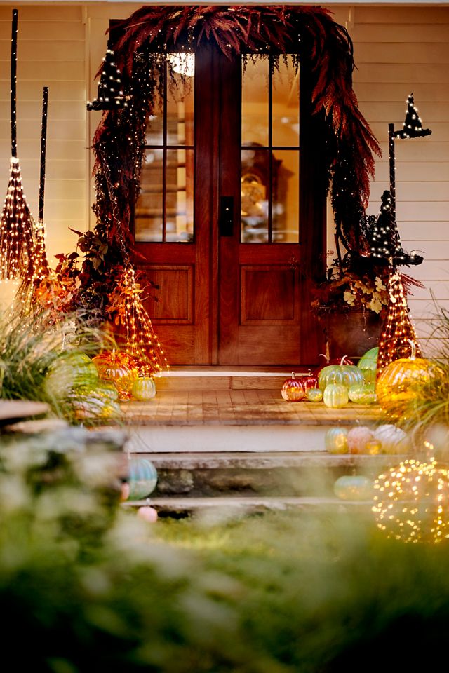 Faux Autumn Cedar Garland #4