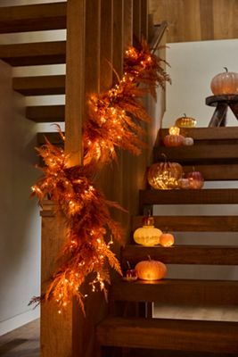 Faux Autumn Cedar Garland