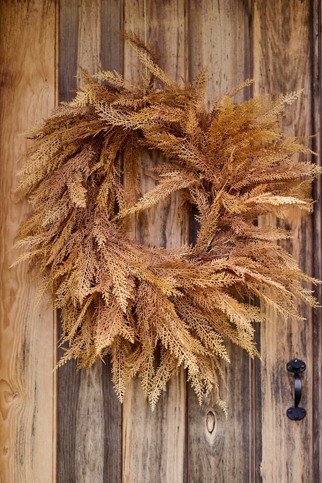 Faux Autumn Cedar Garland #3