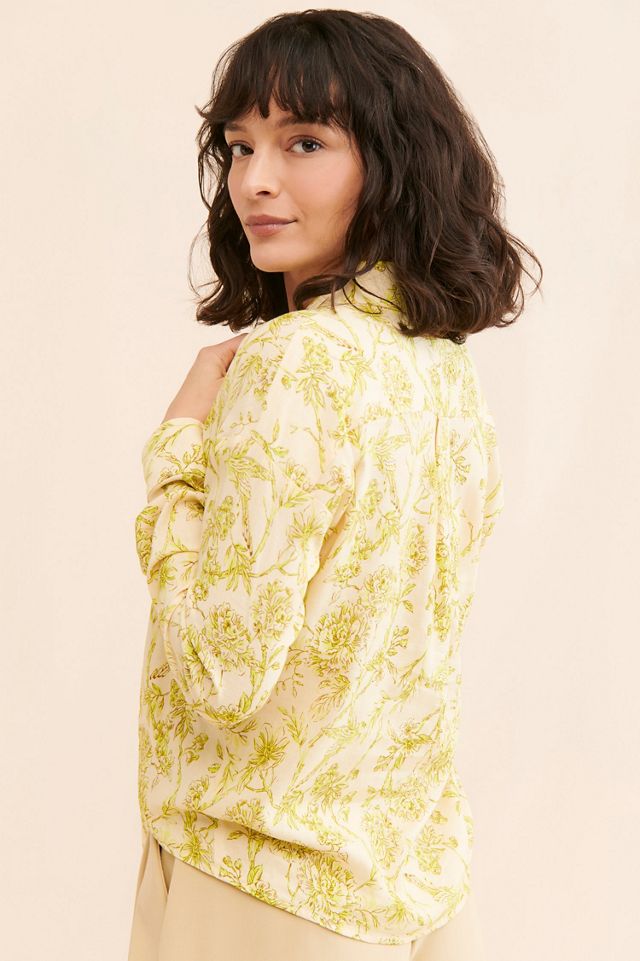 Hutch Robbie Linen Tie Top #1