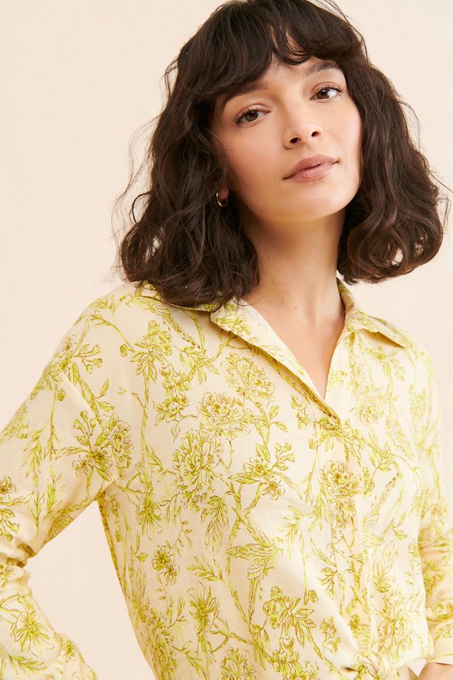 Hutch Robbie Linen Tie Top #2
