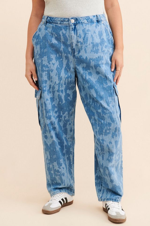 Eloquii Cargo Printed Jeans #2