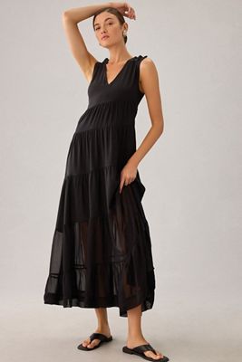 美品【定価2.8万】Anthropologie ダーシャスモックミディドレス 美品【定価2.8万】Anthropologie ダーシャスモックミディドレス