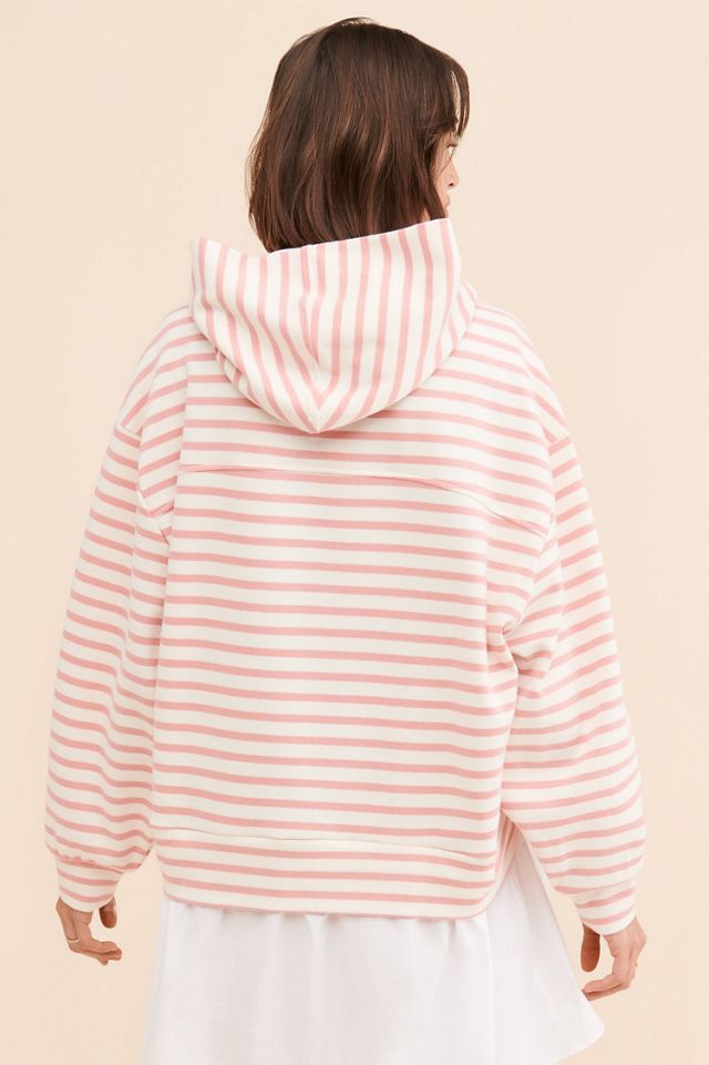 Pilcro Hooded Sweatshirt Twofer Mini Dress #1