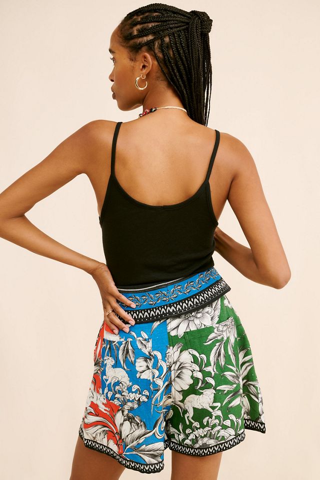 Agua Bendita Sophie Linen Blend Shorts #1