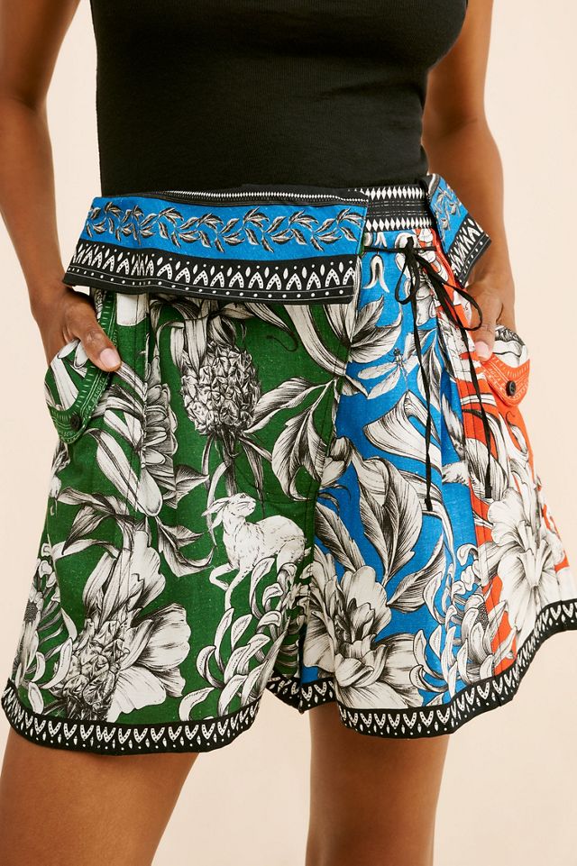Agua Bendita Sophie Linen Blend Shorts #2