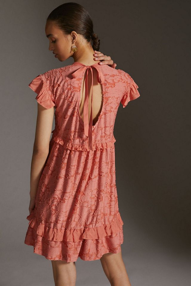 Ruffle Knit Mini Dress #1