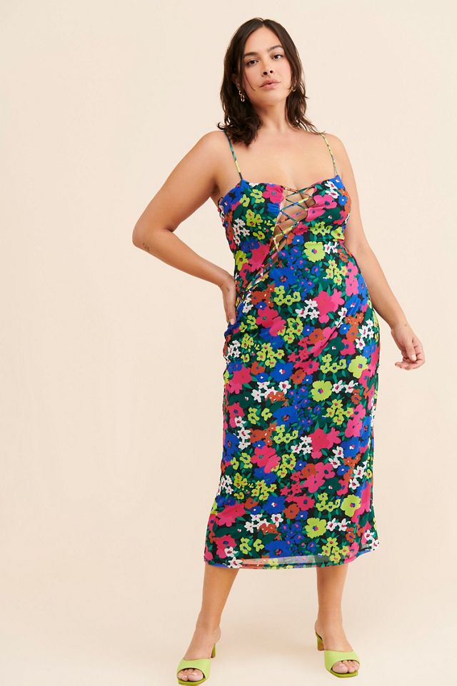 AFRM Jessi Mesh Midi Dress #3