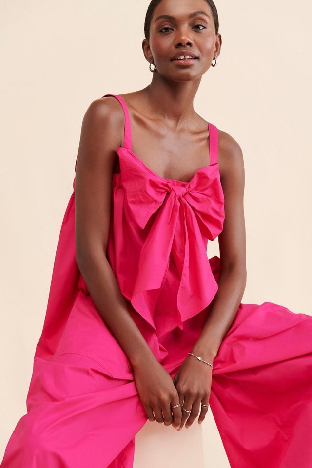 Psophia Bow-Front Wide Leg Jumpsuit #2
