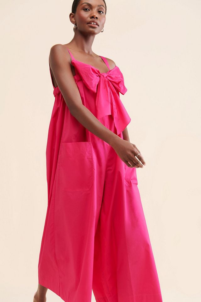 Psophia Bow-Front Wide Leg Jumpsuit #3