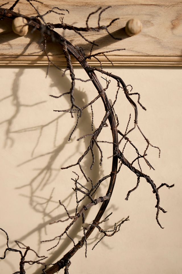 Spooky Iron Branch Wreath #1