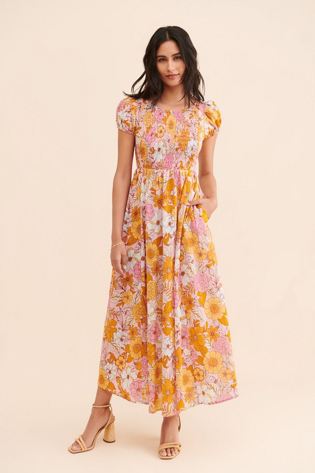Kachel Smocked Floral Maxi Dress #3