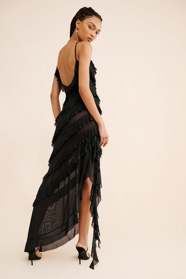 AFRM Vienna Asymmetrical Maxi Dress #1