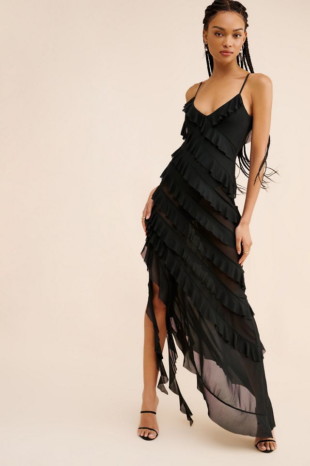 AFRM Vienna Asymmetrical Maxi Dress #3