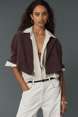 Shrunken Belted Jacket