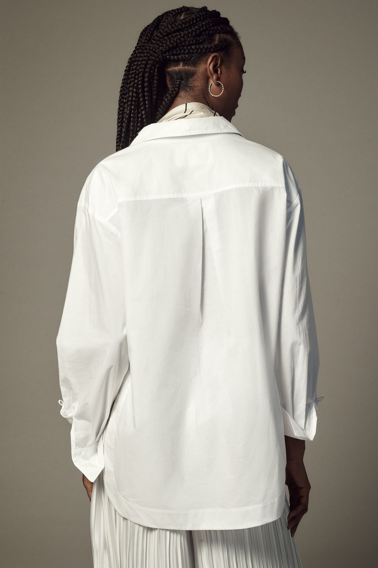 Maeve Asymmetrical Buttondown Blouse