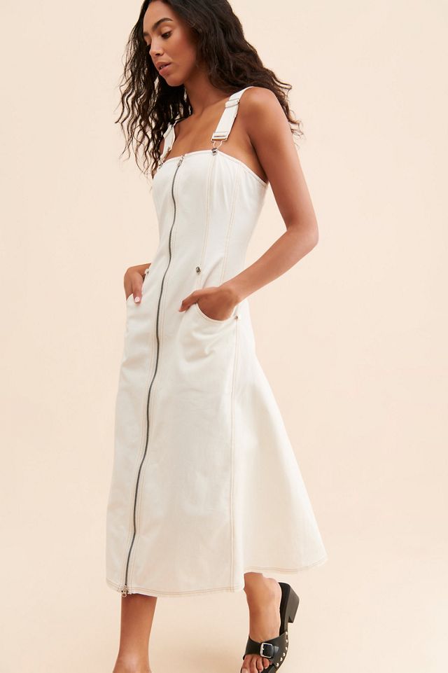 Forever That Girl Overall Midi Dress #3