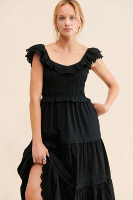 open lace back dress Maeve Pleated Midi Dress main image 1