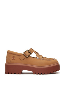 Timberland Beige Calf Leather Mocassins In Beige