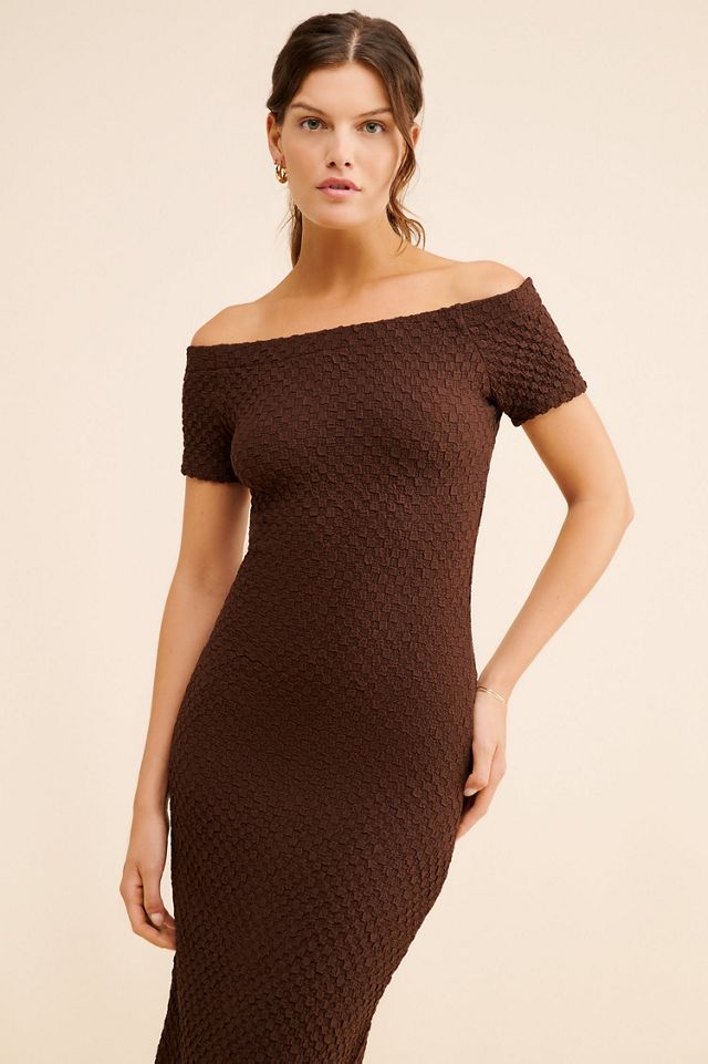 ASTR the Label Promise Textured Midi Dress #3