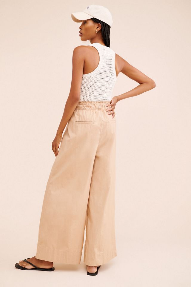 Maeve Skirty Utility Wide-Leg Pants #1