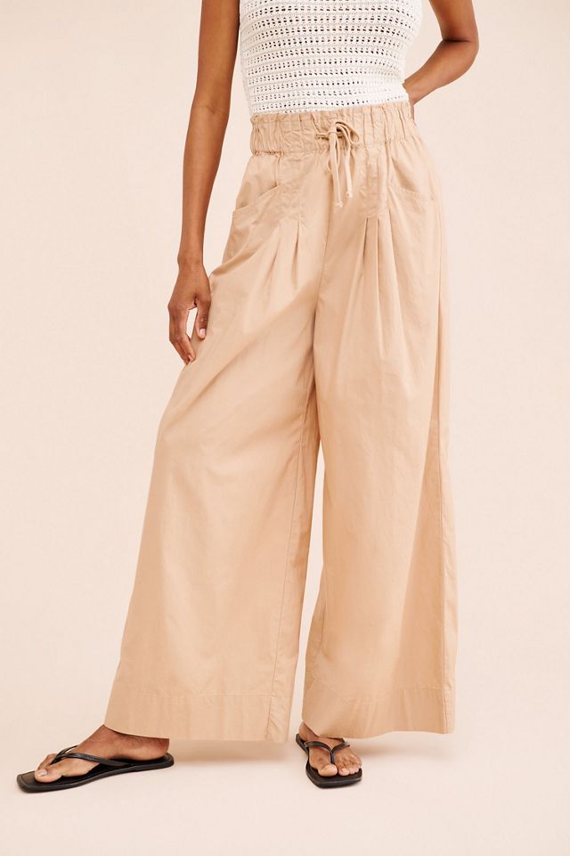 Maeve Skirty Utility Wide-Leg Pants #3