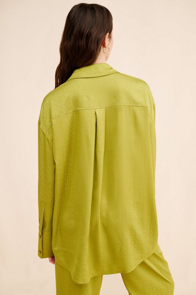4th & Reckless Mimi Satin Buttondown Shirt #1
