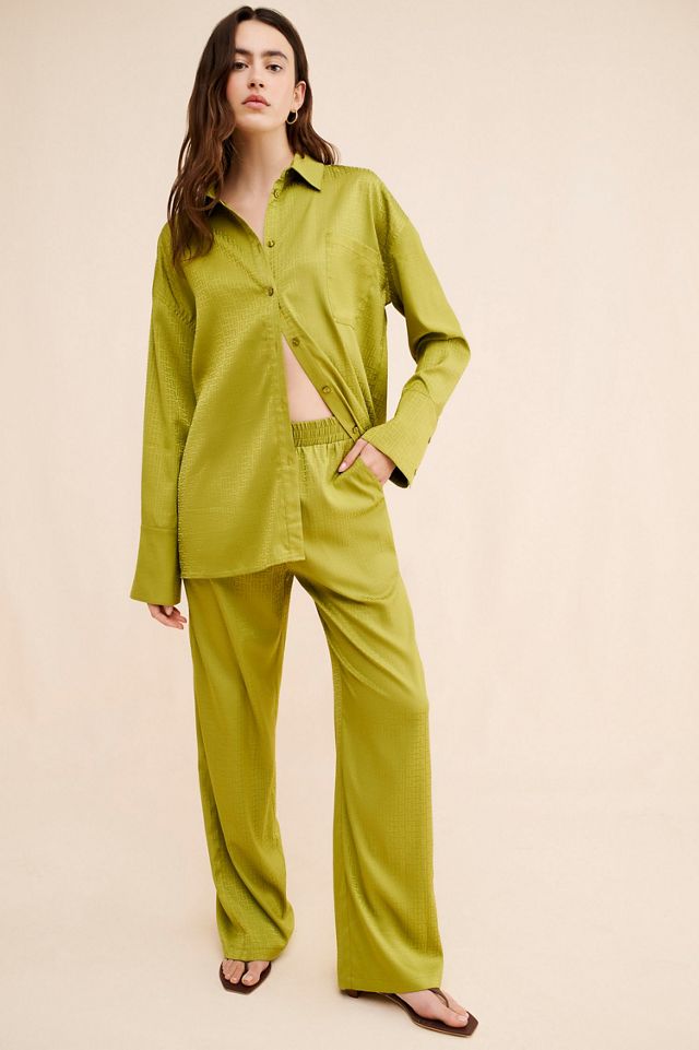 4th & Reckless Mimi Satin Buttondown Shirt #3
