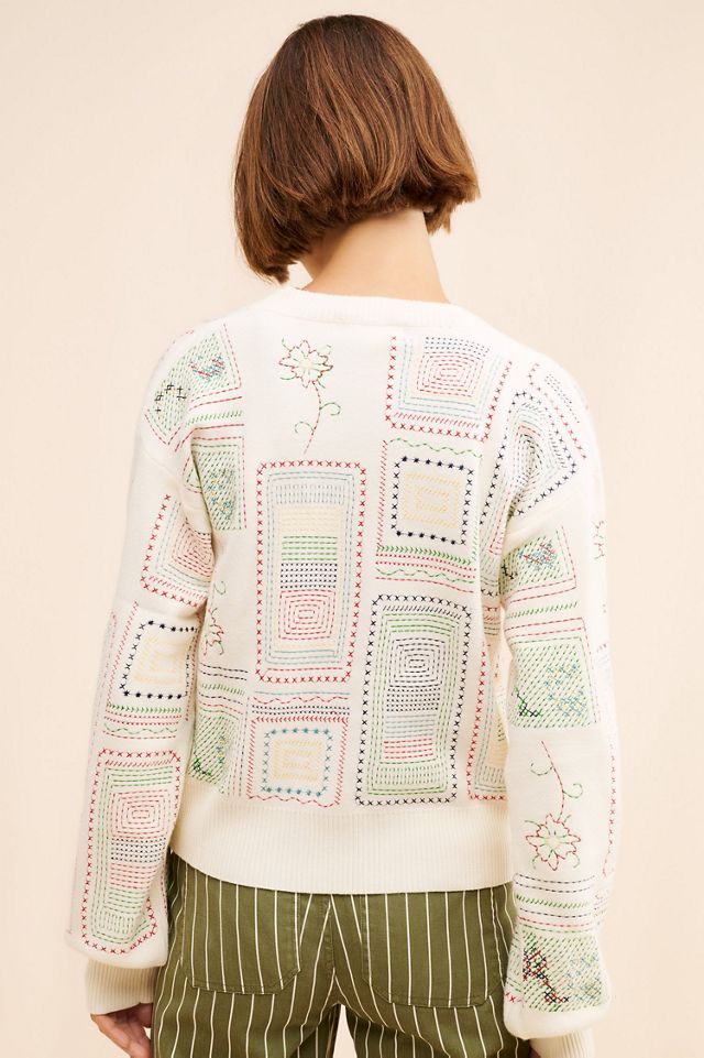Never Fully Dressed Embroidered Work Cardigan #1