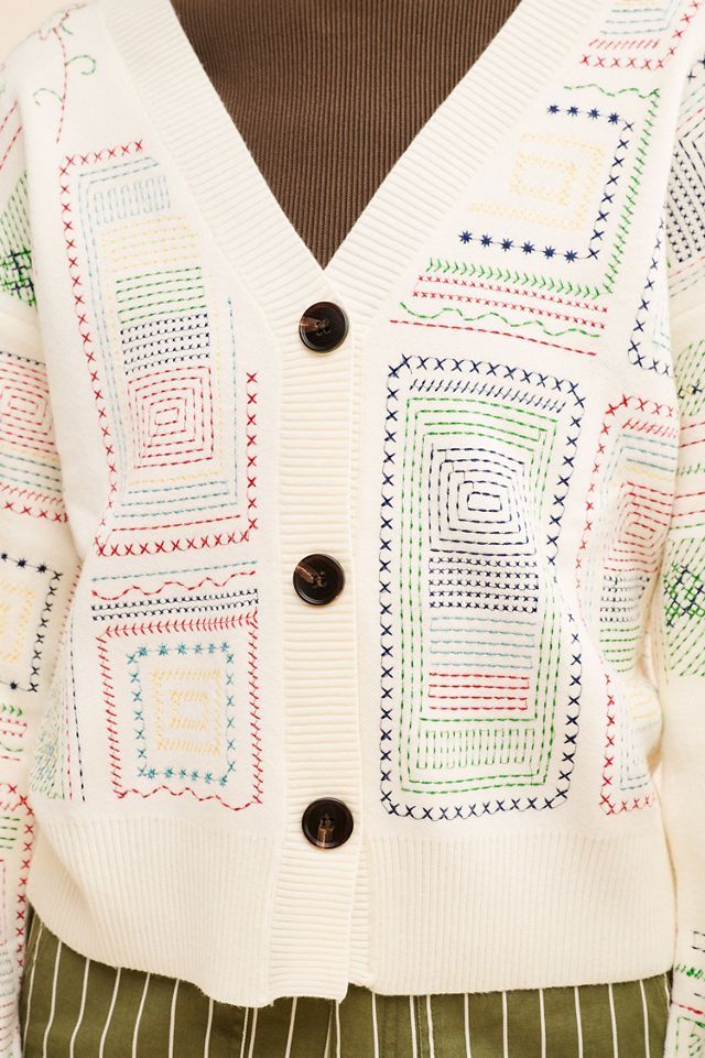 Never Fully Dressed Embroidered Work Cardigan #2