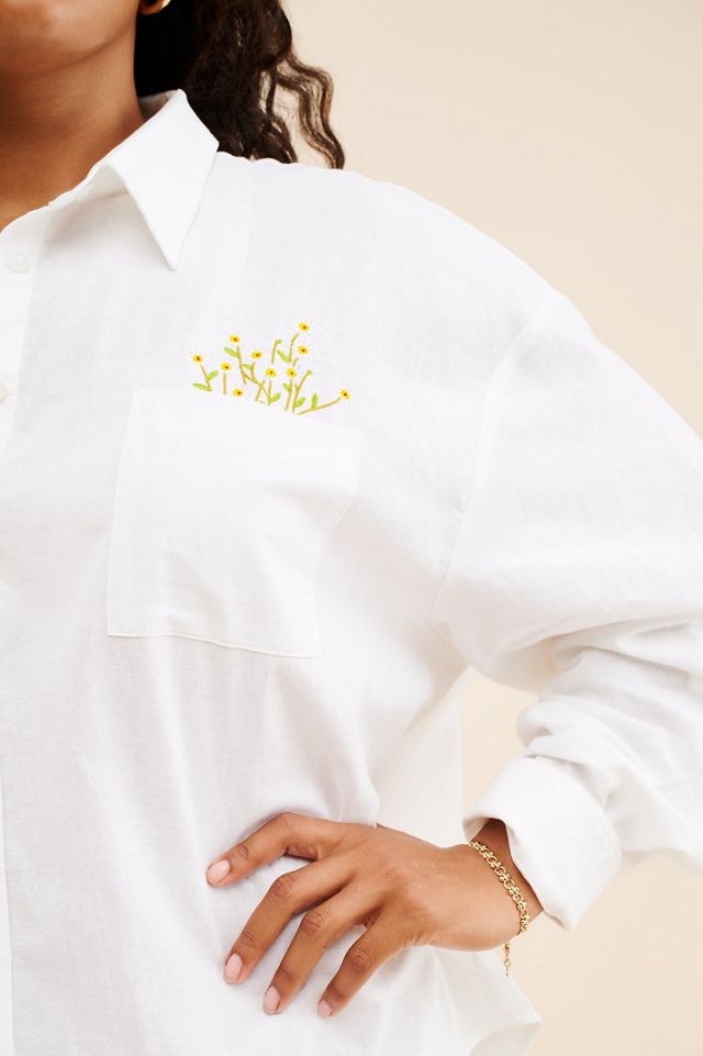 FRENCHMAUVE Filla Embroidered Shirt #2