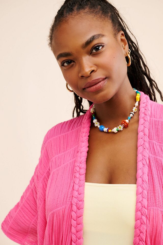 Maeve Ruched Side-Slit Duster #2