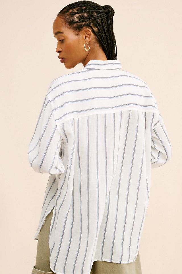 Madewell OG Sheer Oversized Shirt #1
