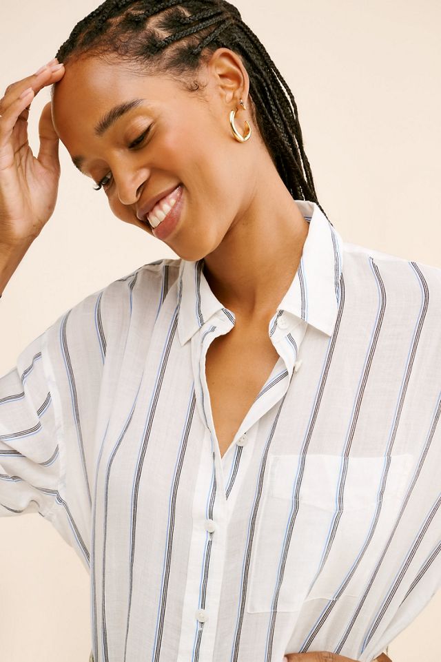 Madewell OG Sheer Oversized Shirt #2
