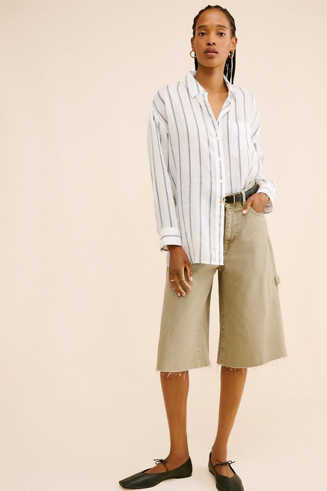 Madewell OG Sheer Oversized Shirt #3