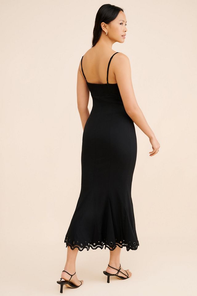 Sleeveless Sweetheart Midi Dress #1