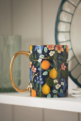 Rifle Paper Co Porcelain Citrus Grove Mug