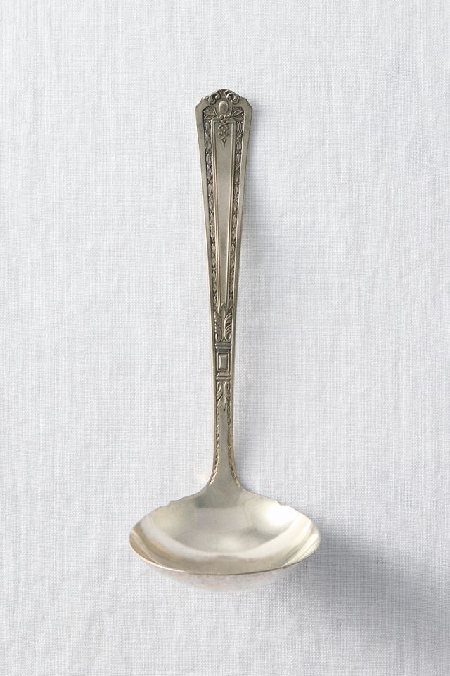 One-of-a-Kind Vintage Silverplate Gravy Ladle #1