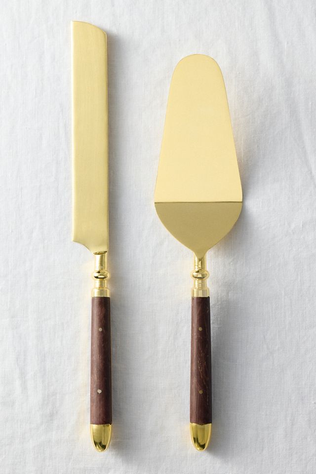 Woodland Metal Cake Serve Set #2