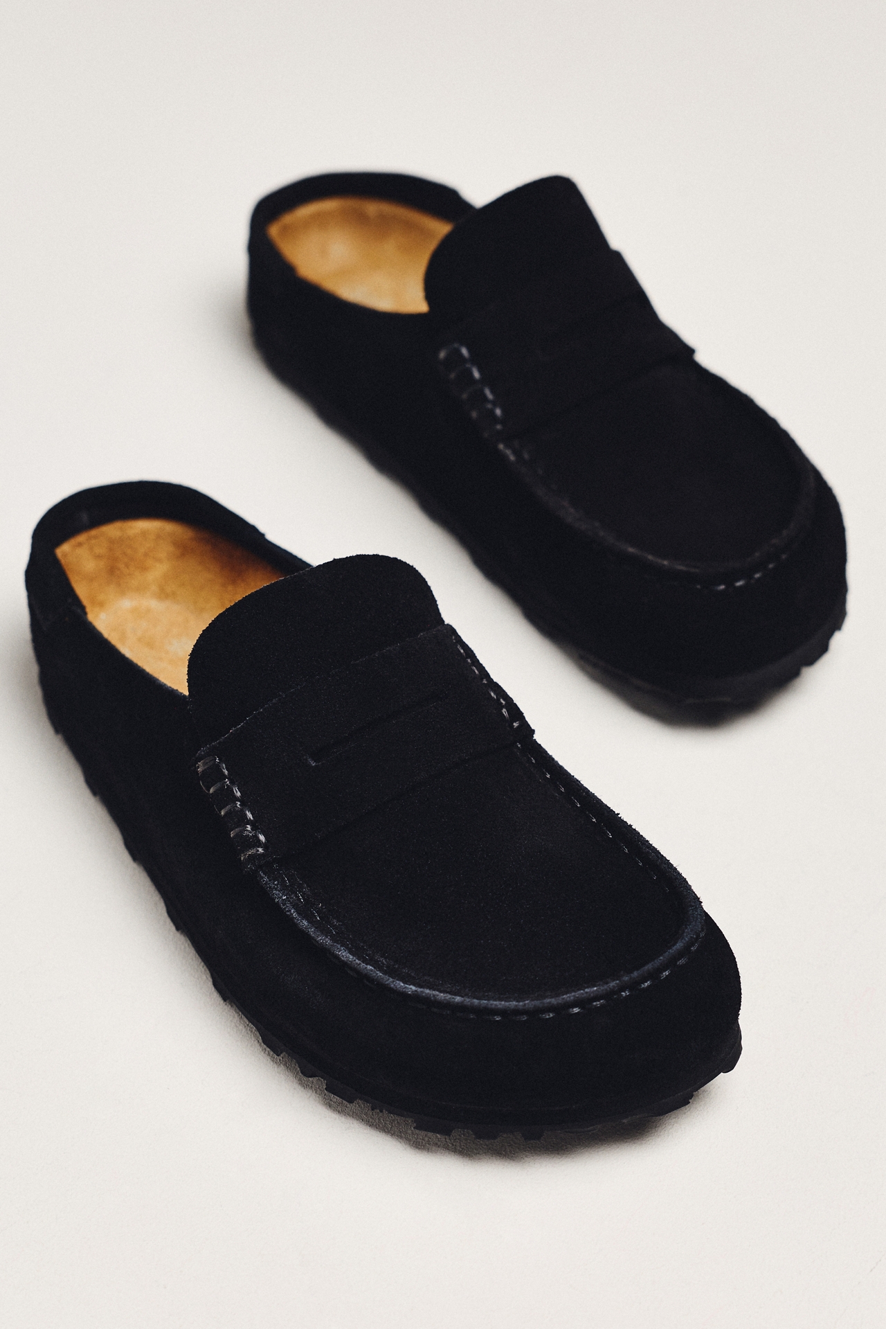 Birkenstock Naples Suede Clogs