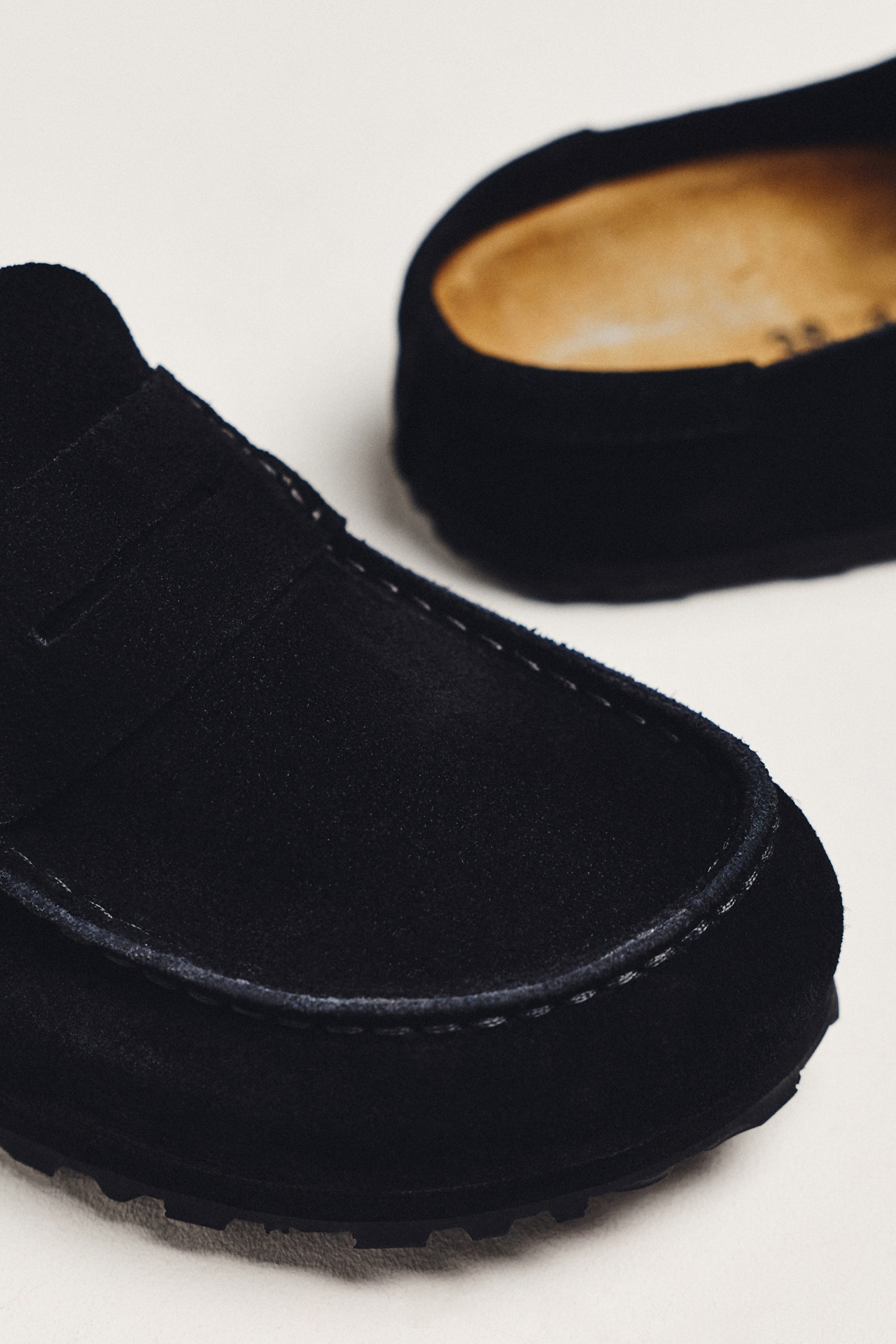 Birkenstock Naples Suede Clogs