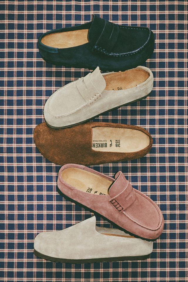 Birkenstock Naples Suede Clogs #6