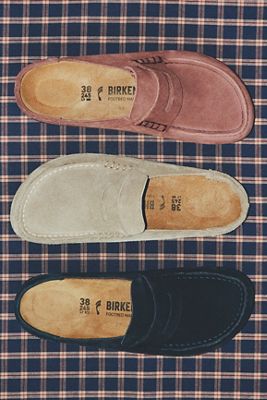 Birkenstock Naples Suede Clogs