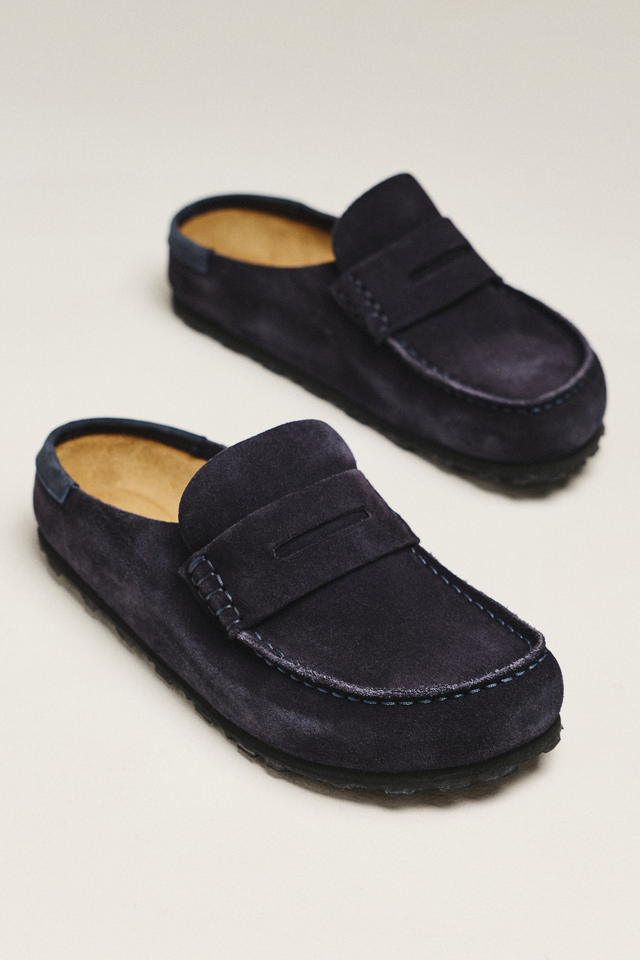 Birkenstock Naples Suede Clogs