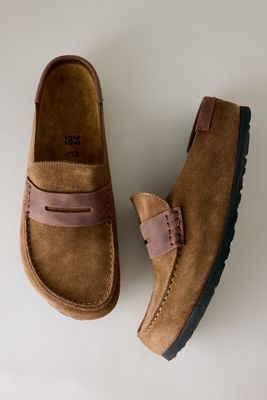Birkenstock Naples Suede Clogs