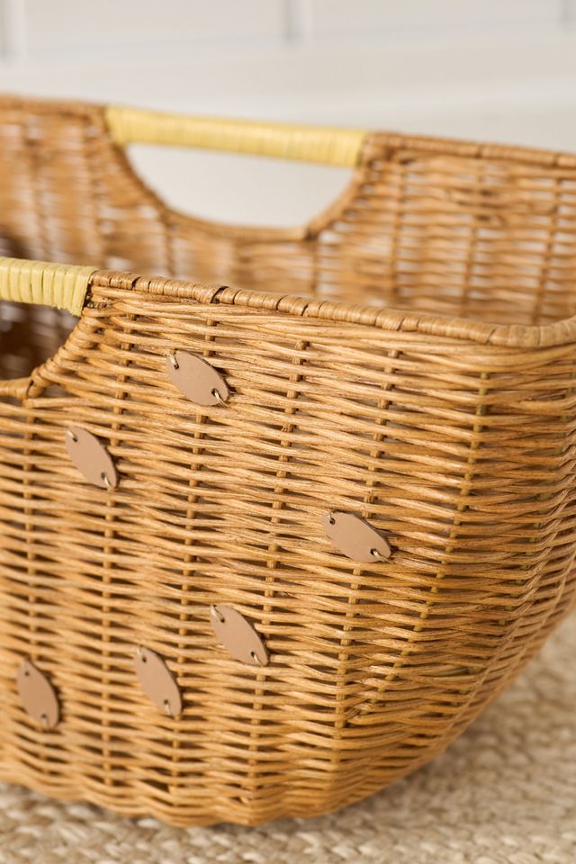 Watermelon Woven Wicker Basket #1